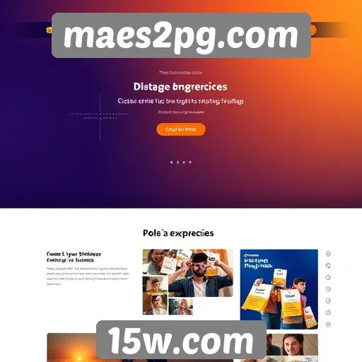 destaques do design do site maes2pg.com